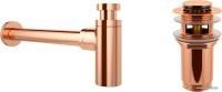 Wellsee Drainage System 182107001 (сифон, донный клапан, розовое золото)