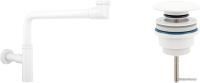 Wellsee Drainage System 182128003 (сифон, донный клапан, матовый белый)