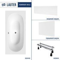 Lauter Ava 150х75 21208050 (с ножками, лицевым и торцевым экраном)