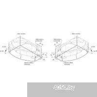 Radomir София Терапия 2-81-2-1-0-223 (с гидромассажем, левый)