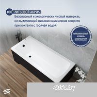 Lauter Bianca 140 21207140 (с ножками, черным подголовником и черным лиц.экраном)