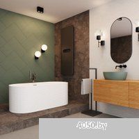 Wellsee clatant 2.0 167x79 231401004 (отдельностоящая ванна белый глянец, экран, ножки, сифон-автома