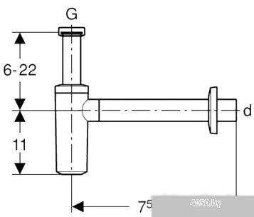 Сифон Geberit Uniflex 151.035.21.1