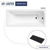 Lauter Bianca 160х70 21207160 (с черным подголовником)