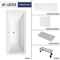 Lauter Oasis 175 21203075 (с ножками, серым подголов, белым лиц. и торц. экранами)