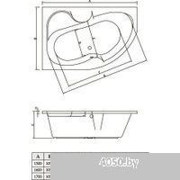 Bonito Home Arizona 160x105 BH-AR-102-160L/Su+BH-AR-160L (с ножками и экраном)