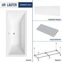 Lauter Oasis 170 21203070 (с каркасом, серым подголовником и белым лицевым экраном)