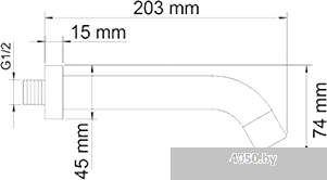 Излив Wasserkraft A018