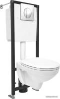 Унитаз Cersanit Delfi SET-DEL/Black/TPL/Cg-w