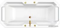 Ванна Fra Grande Фернандо 190x90 4-01-3-0-1-421 (с подголовниками, золото)