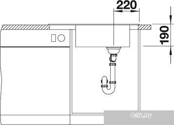 Кухонная мойка Blanco Elon XL 6 S (серый беж) [518743]