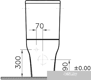 Унитаз Vitra Zentrum [9012B003-7202]