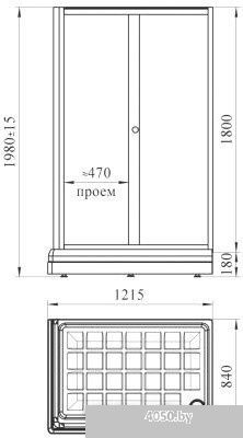 Radomir Верчелли 1-09-1-0-0-0121 (матовое стекло)