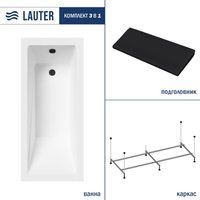 Lauter Estelle 160 21206060 (с каркасом, черным подголовником)