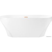 Wellsee Croquis 166x77 230301004 (отдельностоящая ванна белый глянец, экран, ножки, сифон-автомат зо