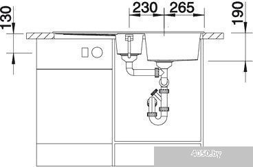 Кухонная мойка Blanco Metra 6 S (серый беж) [517354]