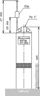 Насос Водолей БЦПЭУ 0,5-25 У