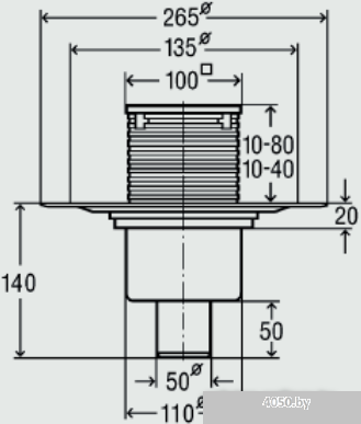 Трап/канал Viega Advantix 583224