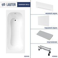 Lauter Sophia 150 21205150 (с ножками, серым подголов, белым лиц. и торц. экраном)