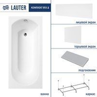 Lauter Haven 170 21202007 (с каркасом, серым подголов, белым лиц. и торц. экранами)