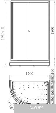 Radomir 120x80 1-09-1-0-0-0080 (прозрачное стекло)