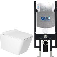 Saniteco KW-9004W в комплекте с инсталляцией + 497 + RD-CR