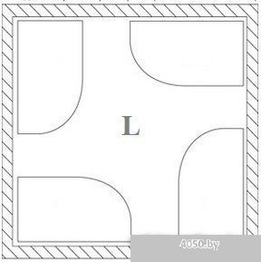 Ванна 1AcReal Мадрид 170х95 L