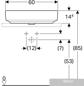 Умывальник Geberit VariForm 500.772.01.2