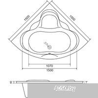 Lauter Riviera 150x150 21050150 (с каркасом и лицевым экраном)