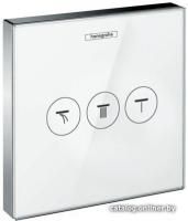 Переключатель режимов Hansgrohe ShowerSelect Glass 15736400 (белый/хром)