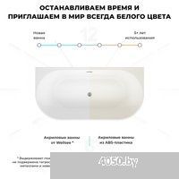 Wellsee Excellence Pro 180x80 28760401R (пристенная ванна белый глянец, экран, ножки, сифон-автомат