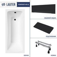 Lauter Bianca 140 21207140 (с ножками, черным подголовником и черным лиц.экраном)