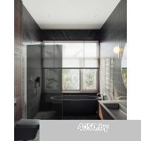 MaybahGlass 195x79 MGD-698-5у (графитовое стекло/хром матовый)