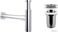 Wellsee Drainage System 182119004 (сифон, выпуск, хром)