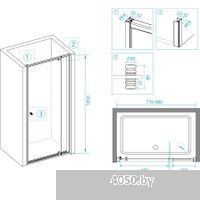 RGW PA-02-B 41080200-14 100 (черный/прозрачное стекло)