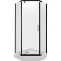 Triton Дека-Блэк 90x90 (черный, с поддоном)