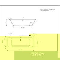 Aquatek Мия 170x75 MIY170-0000035 (с центральным сливом)