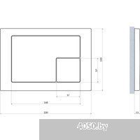 Saniteco KW-99046 в комплекте с инсталляцией + 64077 + S-IN-MZ-LINK_PRO
