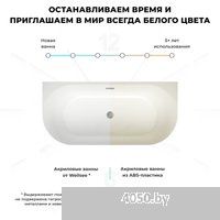 Wellsee Belle Spa 3.0 170x80 235901001 (пристенная ванна белый глянец, экран, ножки, сифон-автомат х