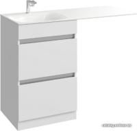 Aqwella Тумба Forma 115 L FOR01052 с умывальником Forma FOR.11.04.D-L