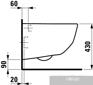 Унитаз Laufen Pro Rimless с пневмокрышкой [820966 + 898966]