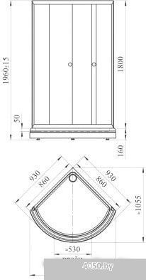 Radomir 90 1-09-1-0-0-0011 (матовое стекло)