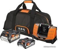 Аккумулятор с зарядным устройством AEG Powertools SET LL18X0BL 4932459167 (18В/2 + 5 а*ч)