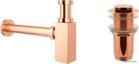 Wellsee Drainage System 182112002 (сифон, донный клапан, розовое золото)