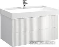 Belux Тумба под умывальник Сиртаки НП 100-02 (1, белый глянцевый)