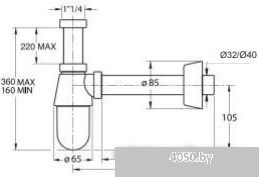 Сифон Bonomini 0570EC25K7