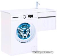 Aquanet Тумба Токио 48 с умывальником Даллас 110 R 00239209 (белый)