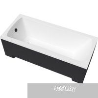 Lauter Bianca 140х70 21207140 (с каркасом, черным подголовником, черным лицевым и торцевым экраном)