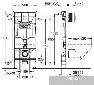 Инсталляция для унитаза Grohe Rapid SL [38772001]