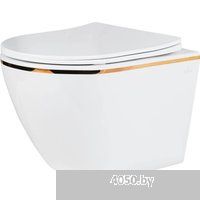 Roxen Antares Gold 968096 в комплекте с инсталляцией StounFix Dual Fresh 6 в 1 968096 (кнопка: браши